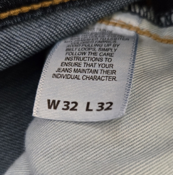 Lucky Brand Men's Dark Blue Jeans 32x32 EUC - Picture 3 of 5